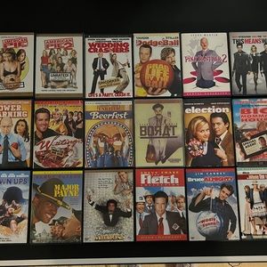 Your choice - 5 DVDs for $13! Comedy movies selection - choose what you want!